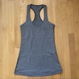 Lululemon Cool Racerback *Gingham - Inkwell - Size 4